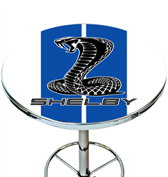 Custom Shelby Snake Stripes Pub Table- Available in multiple options
