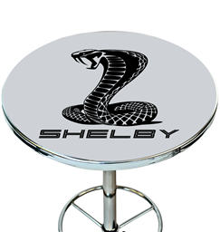 Custom Shelby Snake  Pub Table- Available in multiple colors