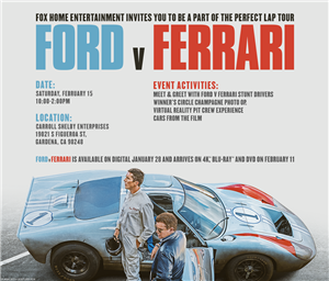 Ford v Ferrari - Perfect Lap Tour LA