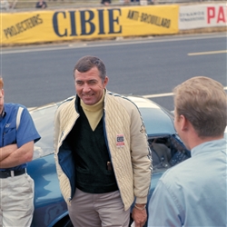 1965 Carroll Shelby at Le Mans Canvas Art
