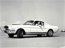 1964 First Shelby Mustang GT350 (with girl) Canvas Art