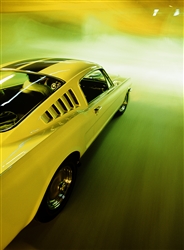 1965 Yellow Shelby GT350 Archival Paper