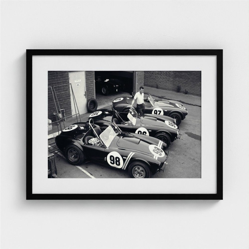 Shelby Cobras & Carroll Framed Print