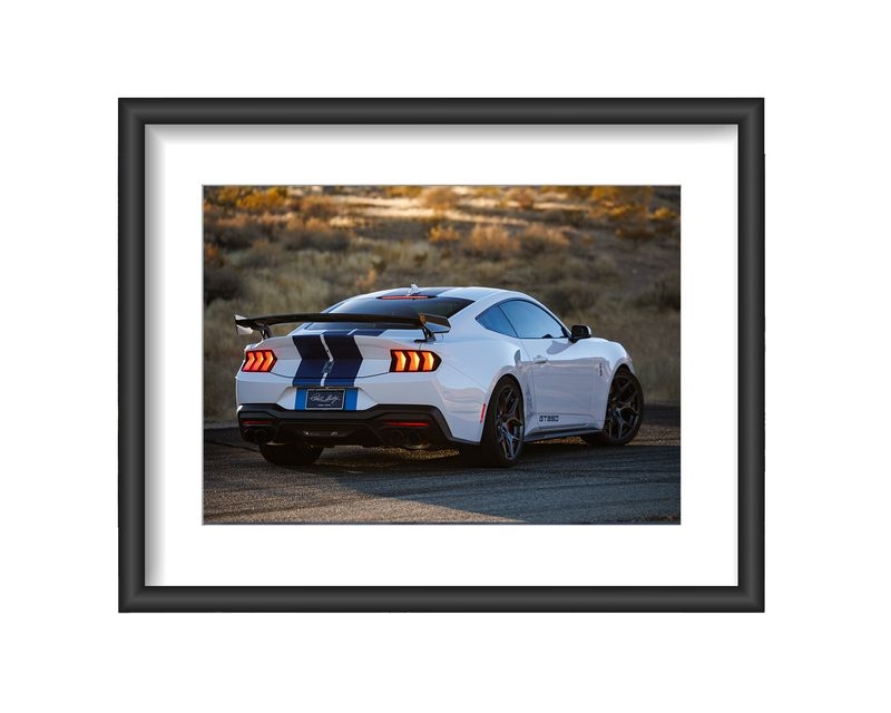 Shelby White GT350  Framed Print