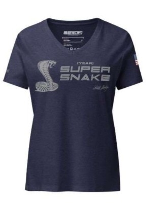 Ladies Personalized Shelby Super Snake T-Shirt  (choose from multiple colors)