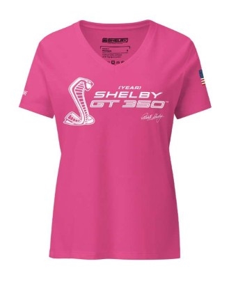Ladies Personalized Shelby GT350 T-Shirt  (choose from multiple colors)