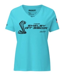 Ladies Personalized Shelby GT350R T-Shirt  (choose from multiple colors)