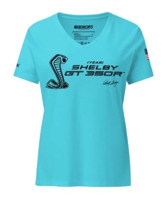Ladies Personalized Shelby GT350R T-Shirt  (choose from multiple colors)