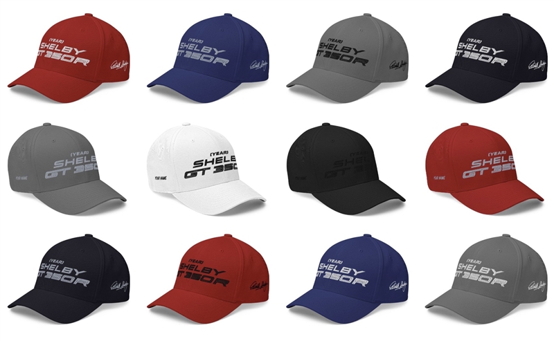 Personalized Shelby GT350R Hat| Royal Blue, Red, Graphite, White