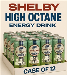 Shelby High Octane Sugar Free Energy Drinks - (Case of 12)