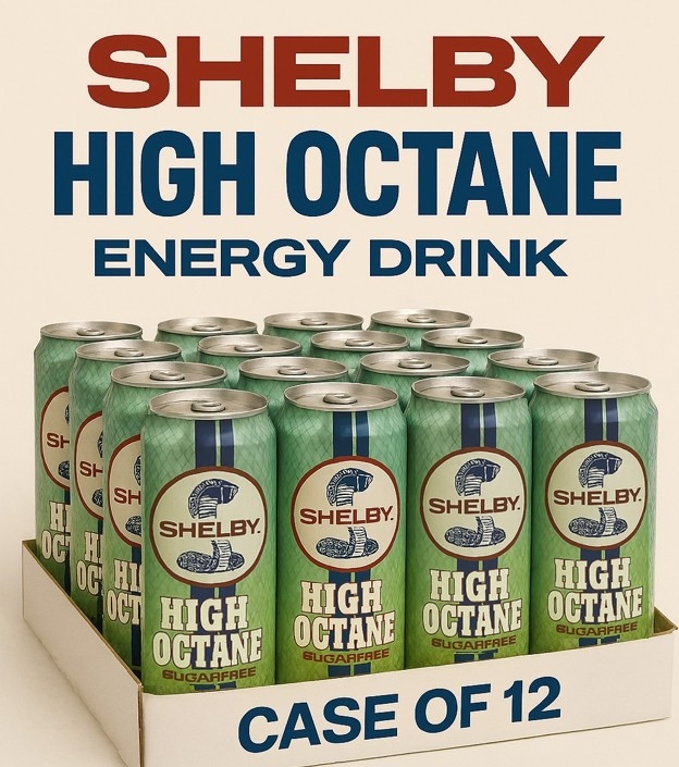 Shelby High Octane Sugar Free Energy Drinks - (Case of 12)