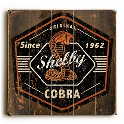 Original Shelby Cobra since 1962 Wooden Sign