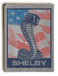 US Flag Shelby Snake Wooden Sign