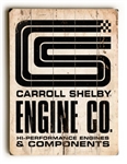 CS Engine Co Wooden Sign