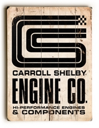 CS Engine Co Wooden Sign
