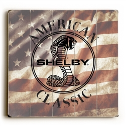 American Classic Wooden Sign