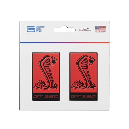 Shelby Red GT350 Two Piece Decal