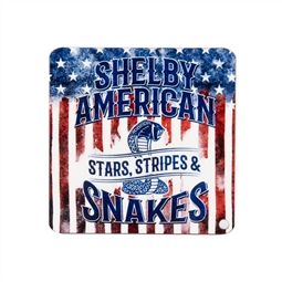 Shelby Stars & Stripes Metal Magnet
