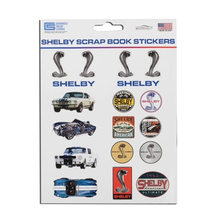 Shelby Scrapbook Mini Decal Sheet