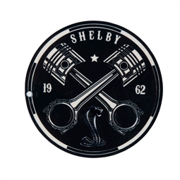 Vintage Shelby Round Piston Metal Magnet