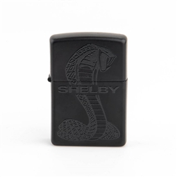 Shelby Matte Black Tonal Zippo Lighter