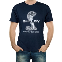 Personalized Shelby Snake T-Shirt - Navy, Red, or Camo