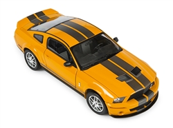 1:18 2007 Orange w/ Metallic Grey Stripe Shelby GT500 Diecast